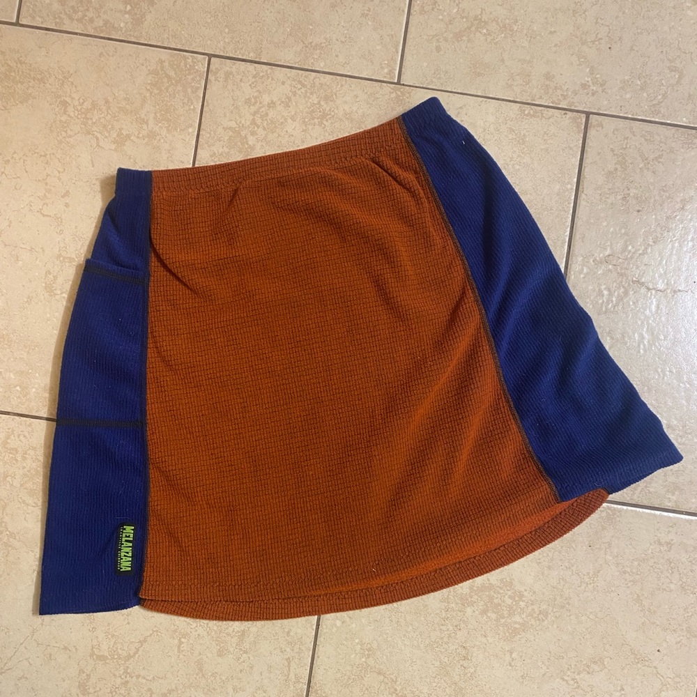 Melanzana Micro Grid Skirt